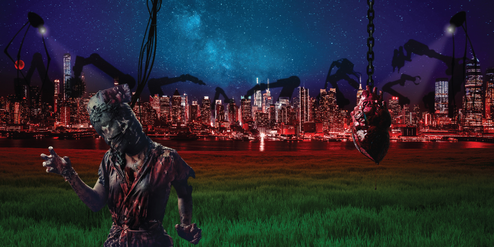 Album cover concept artwork for *A mezz'aria sul tempo* by Overture, a progressive rock band