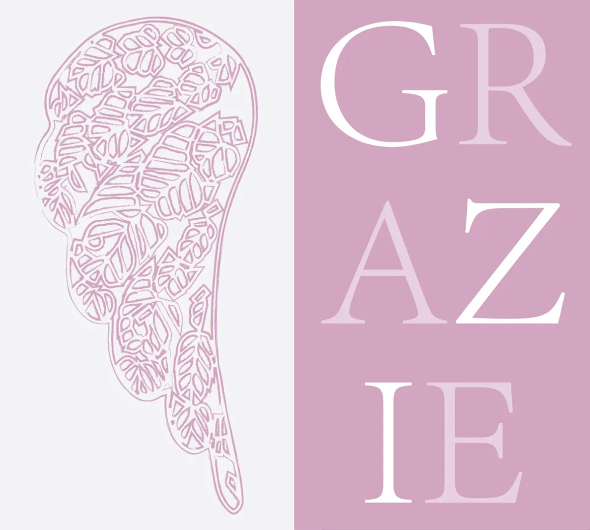 Graphic design for Ginevra's First Communion invitations and materials