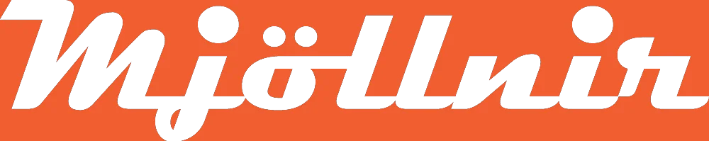 Logo design for *Mjöllnir*, a custom-built electric bass