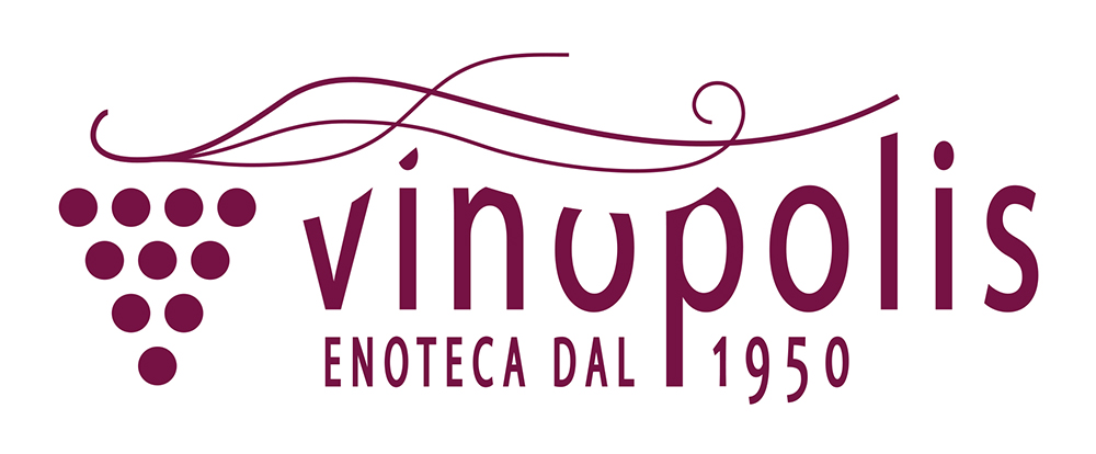 Logo design for *Vinopolis*, a wine shop