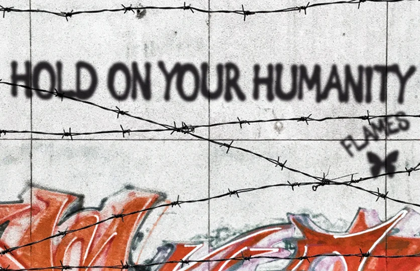 Album booklet concept artwork n.3 for *A mezz'aria sul tempo* by Overture, a progressive rock band