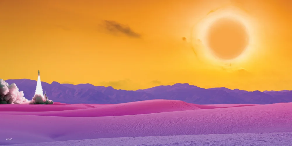 Album booklet concept artwork n.2 for *Next Star* by Outerkind, a progressive rock band