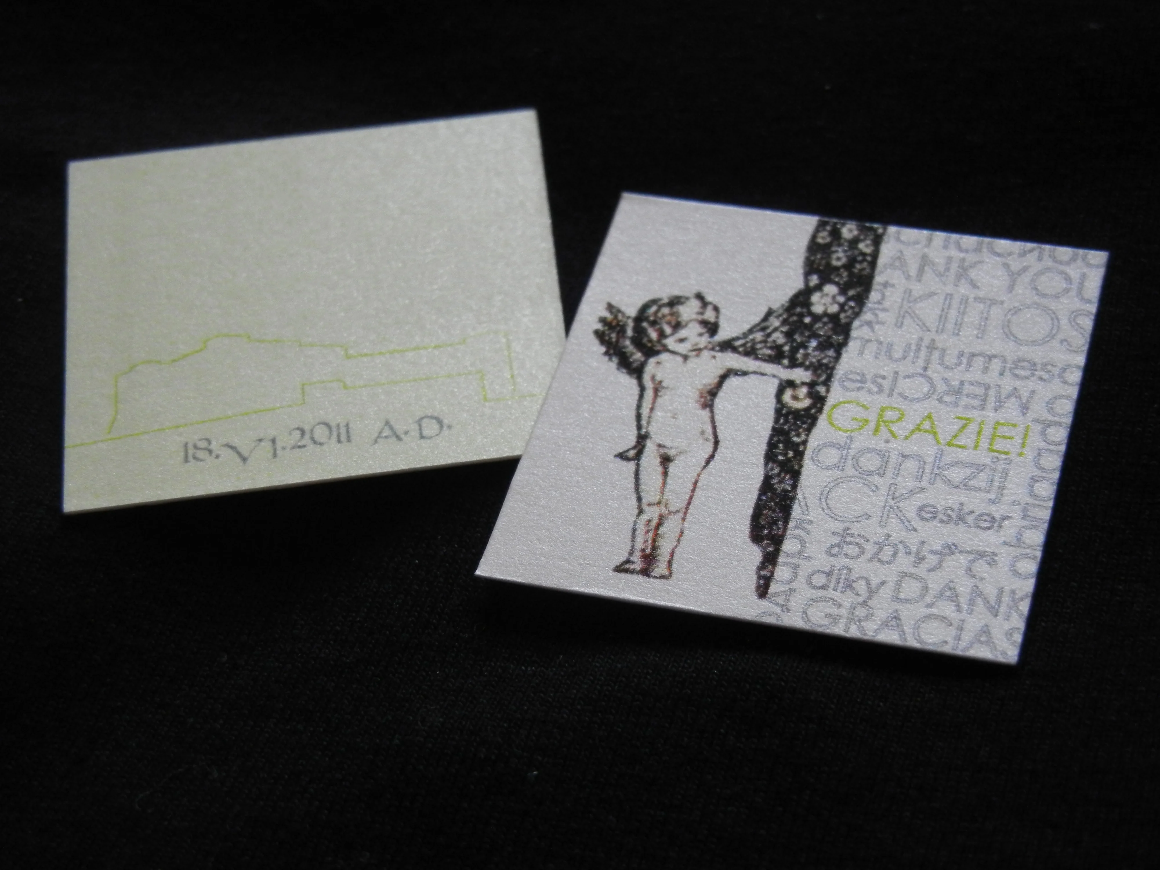 Wedding related materials