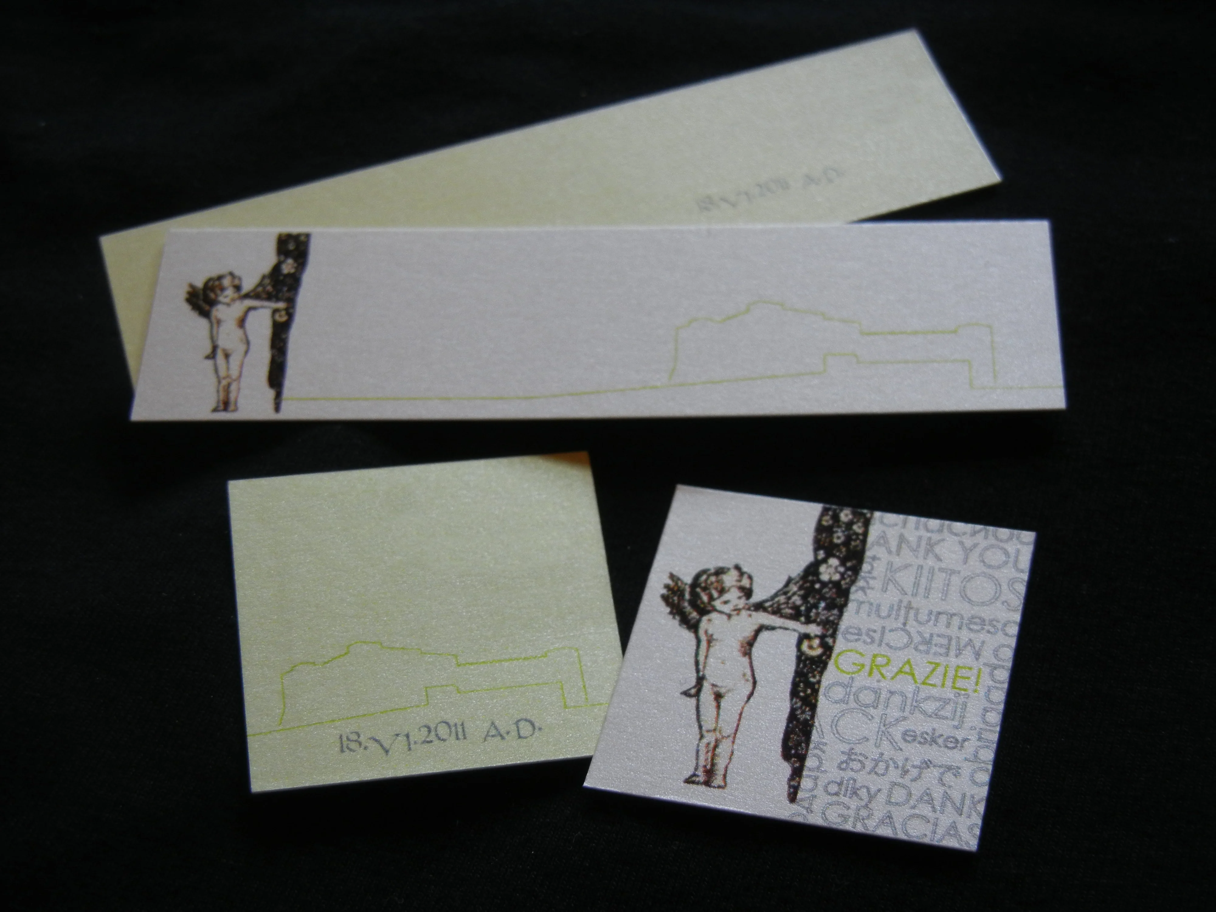 Wedding related materials