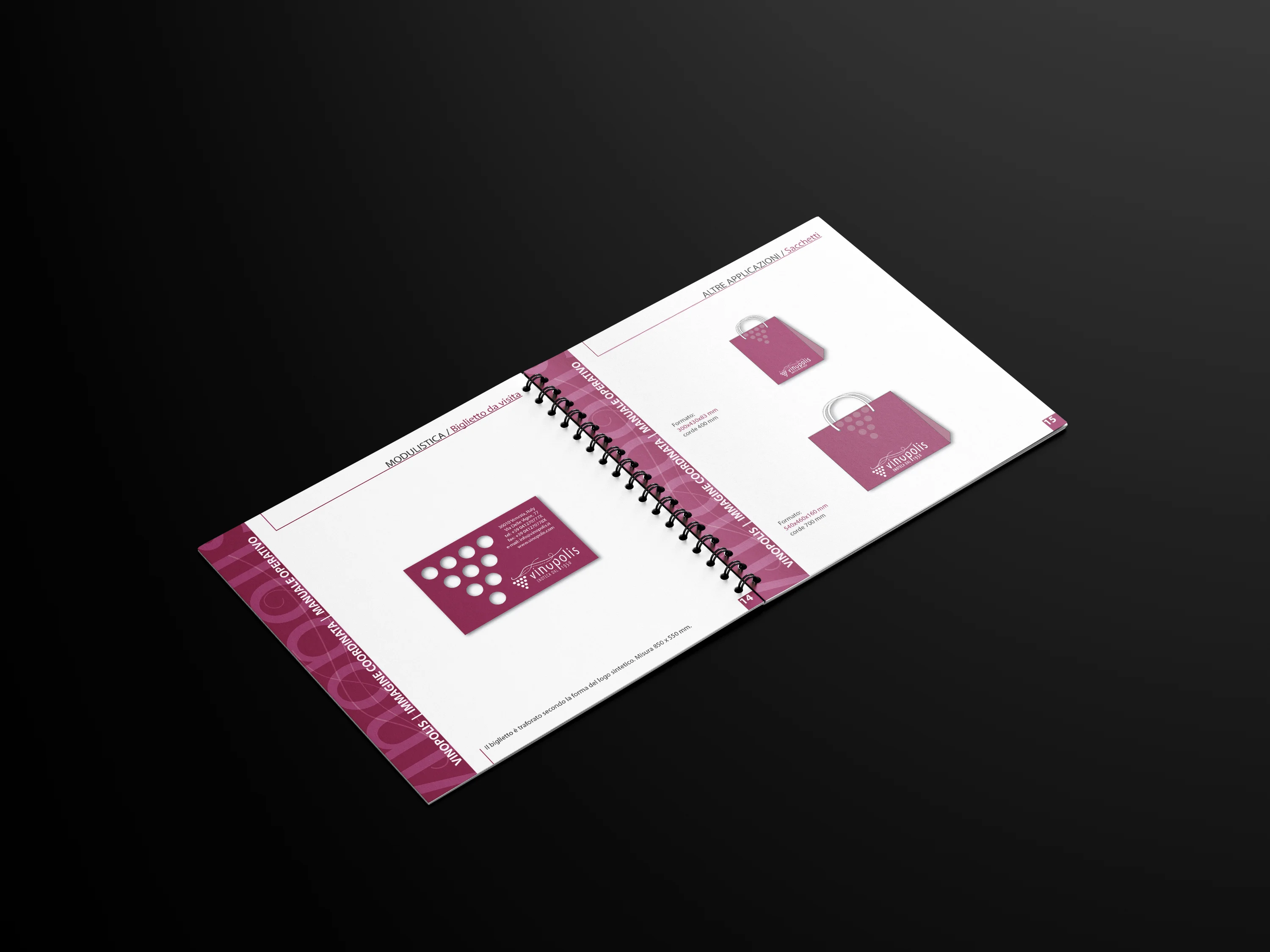 Vinopolis - Brand guidelines booklet